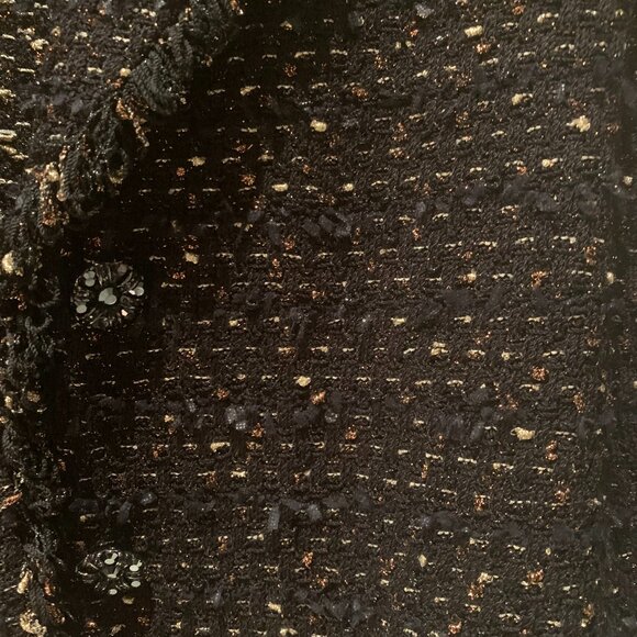 Mary Kay National Size 10 Two Piece Black Bling Suit Jacket and Skirt - Picture 3 of 4